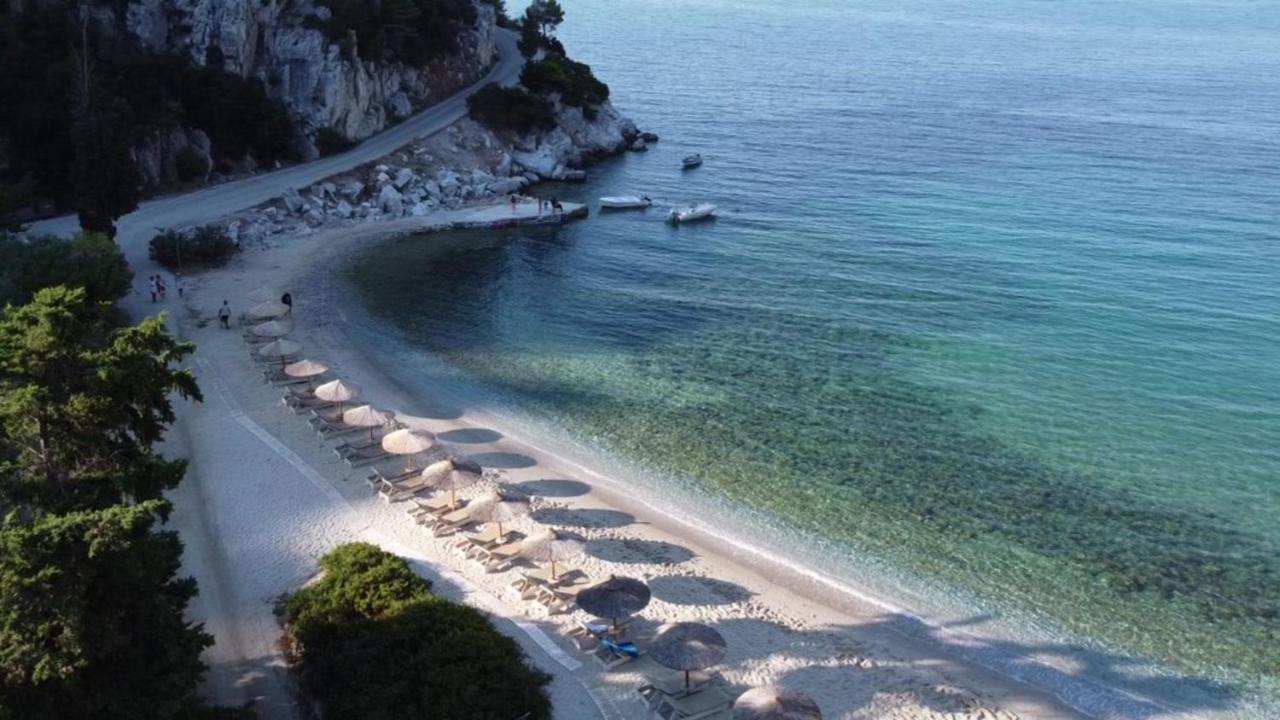 Limnonari Beach Rooms Skopelos Dış mekan fotoğraf